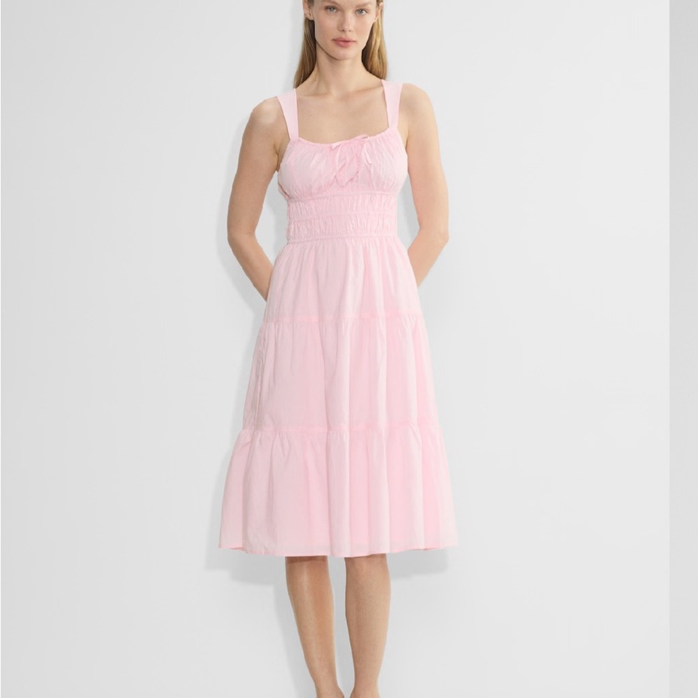 Elegant Pink Sleeveless Dress